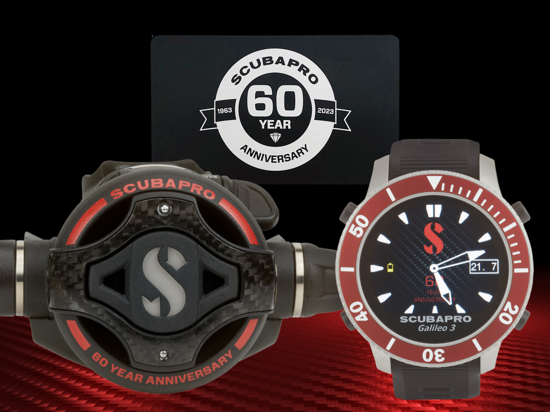 Scubapro 60th Anniversary Limited Edition Regulator and Dive COmputer