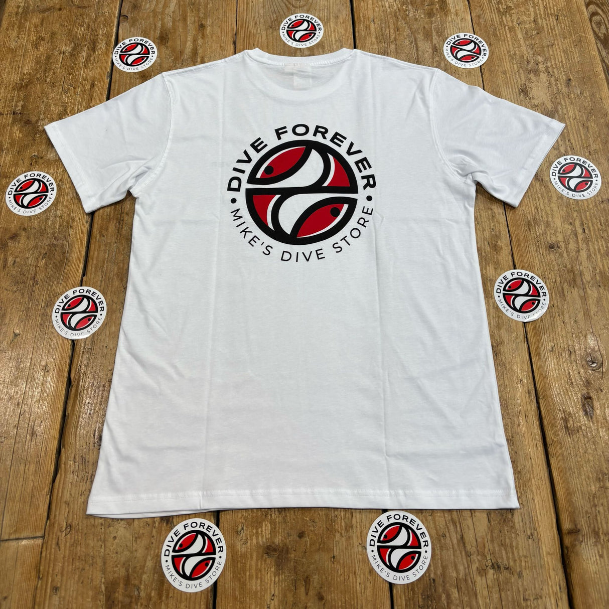 Dive Forever Organic T-shirt in White
