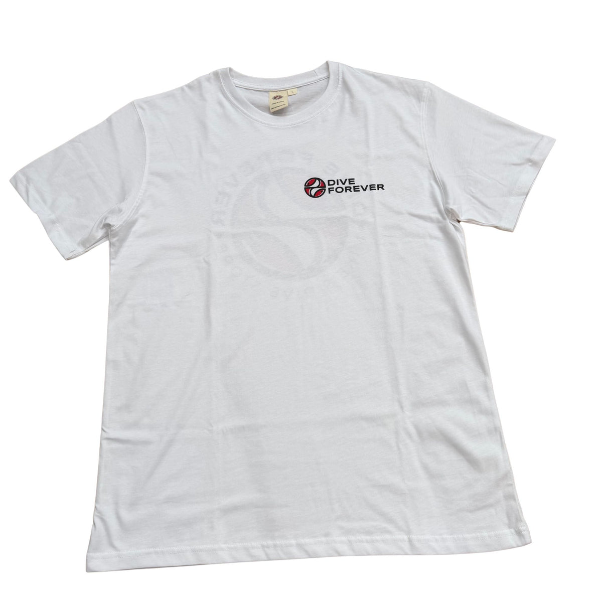 Dive Forever Organic T-shirt in White
