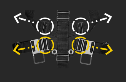 XDeep Stealth 2.0 back D-ring set