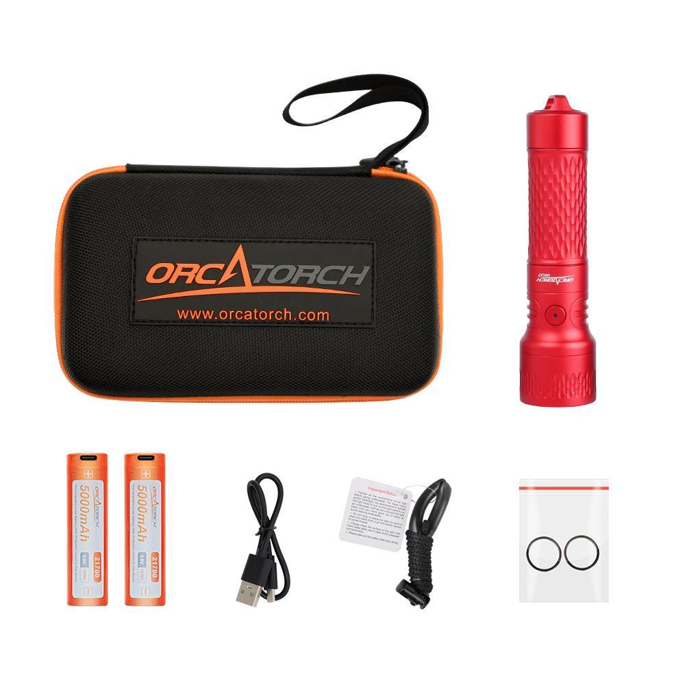 OrcaTorch Orca 7 3000 Lumen Dive Torch