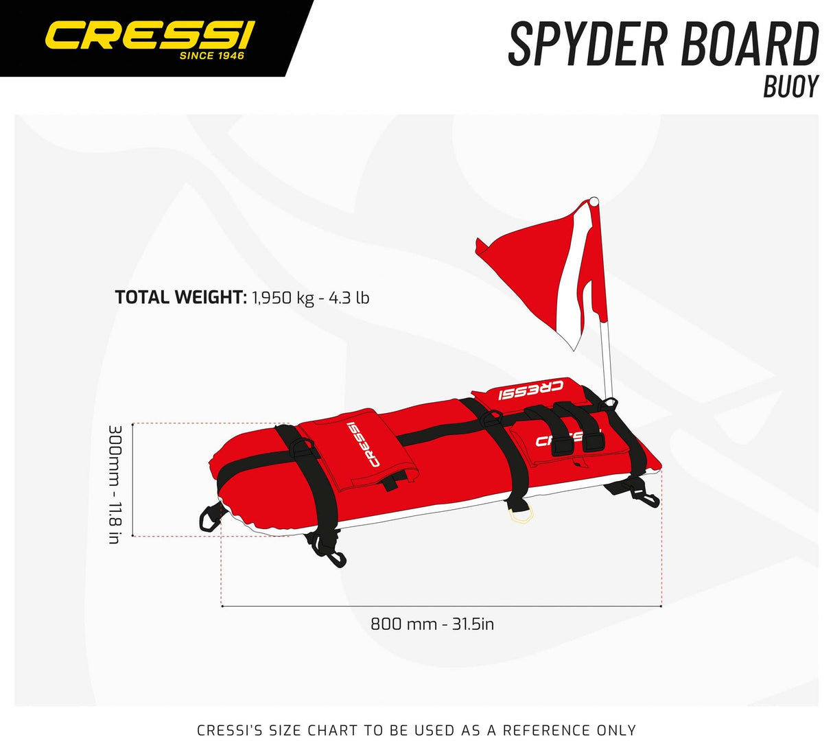 Cressi Spyder Board Buoy