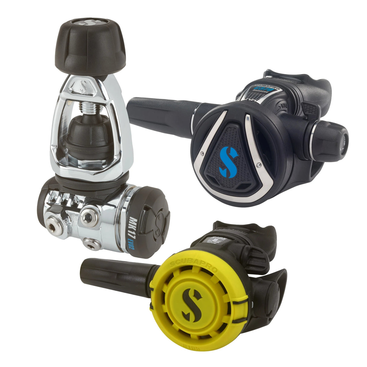 Scubapro MK17 EVO 2/C370 Regulator Set with R105 Octopus