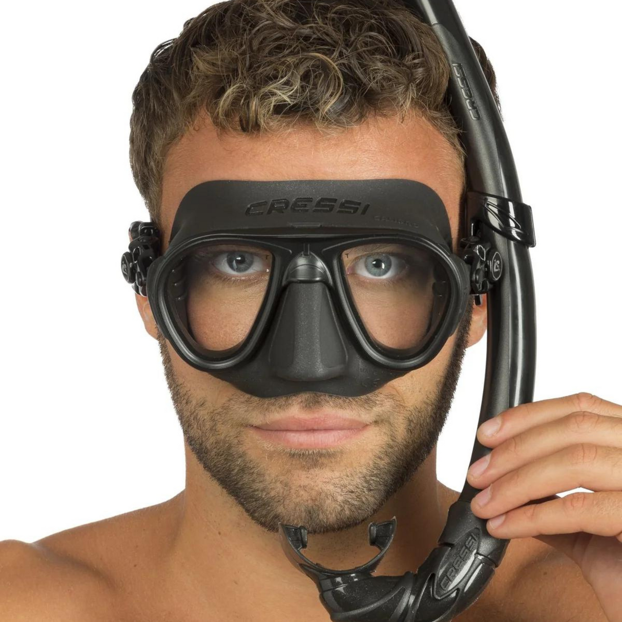 Cressi Free Diving Snorkel & Fin Set