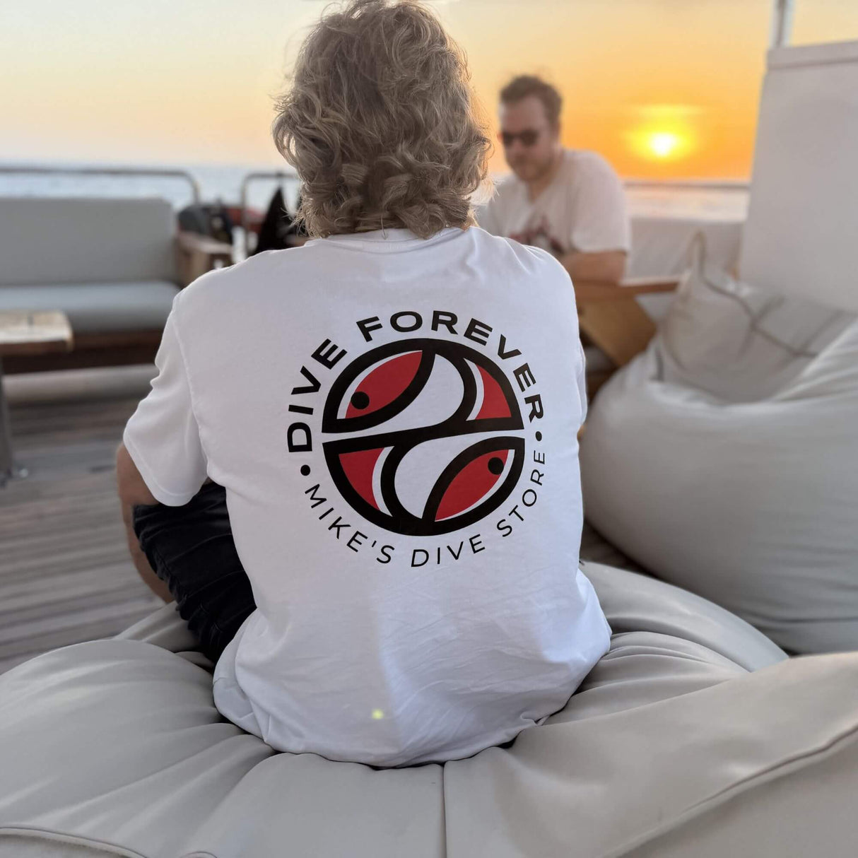 Dive Forever Organic T-shirt in White
