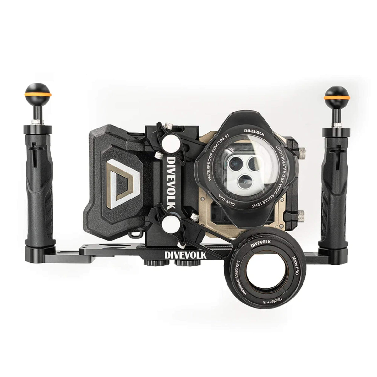 DiveVolk SeaTouch 6 Pro Expansion Clamp with 67mm Lens Adapter
