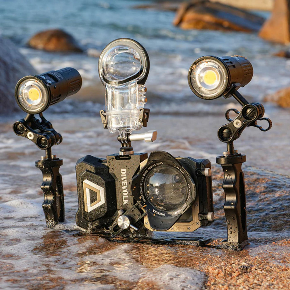 Divevolk Seatouch 4 Max Plus Expansion Clamp with Lens Adapter