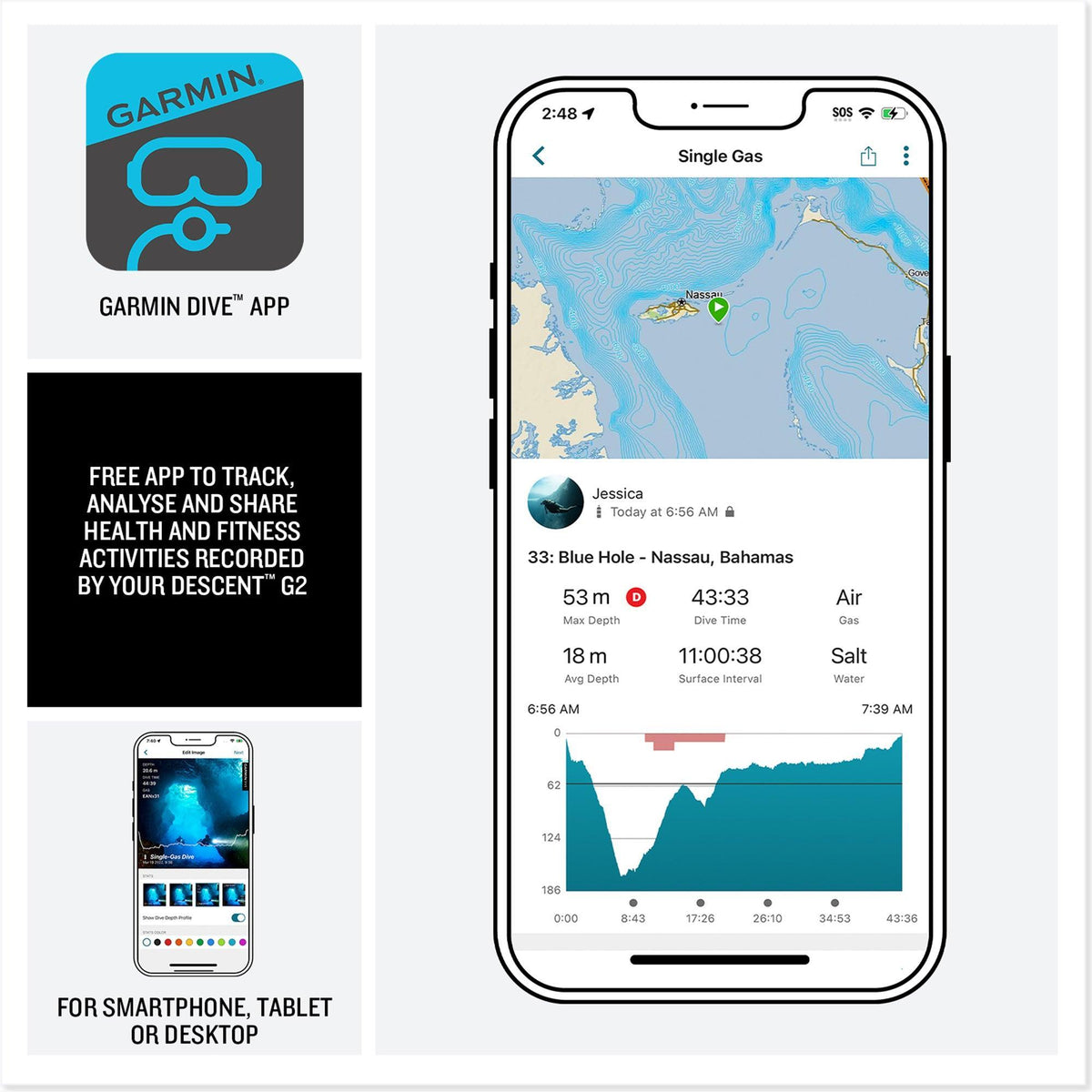 Garmin Descent™ G2 Dive Computer