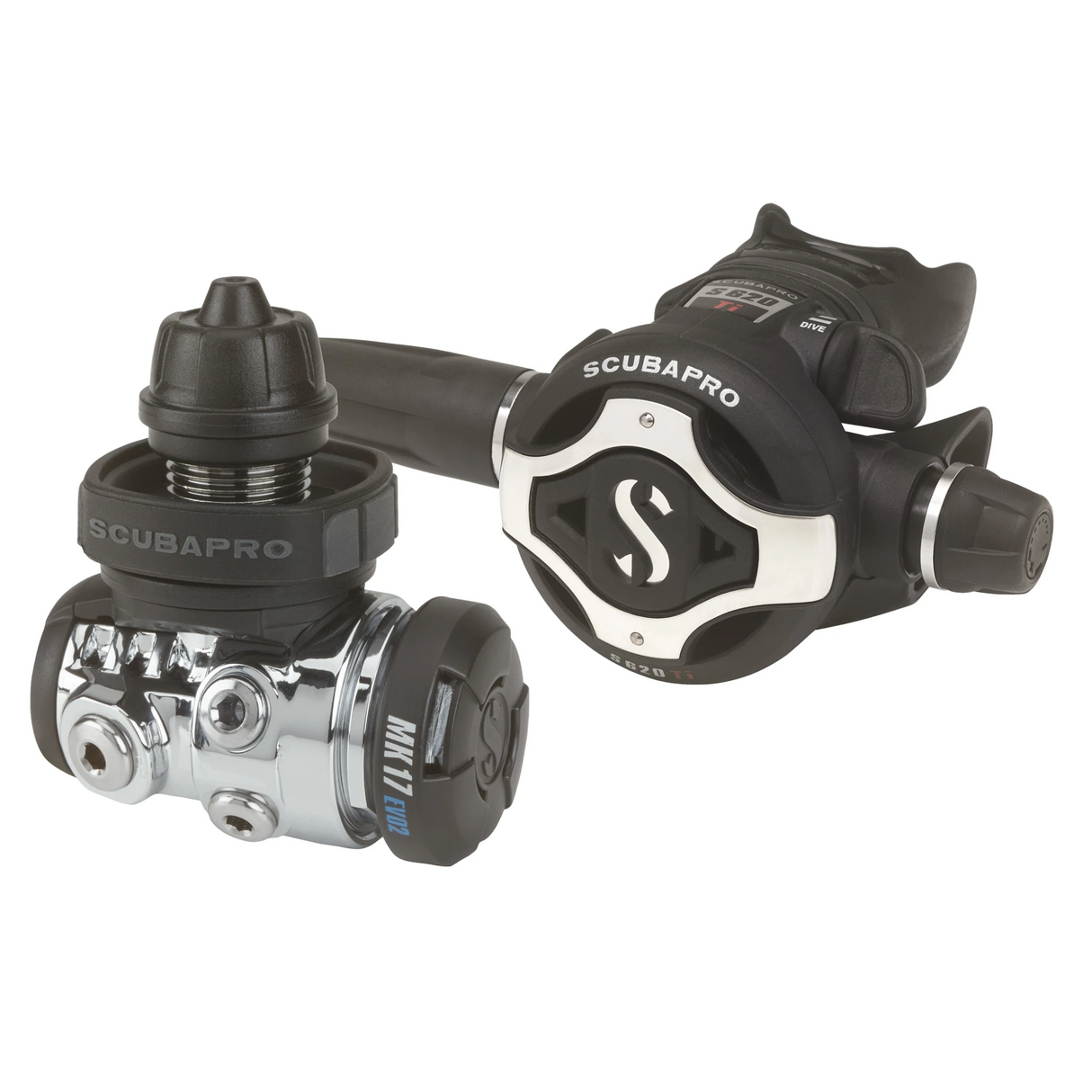 Scubapro MK17 EVO 2/S620 Ti Regulator Set with S270 Octopus
