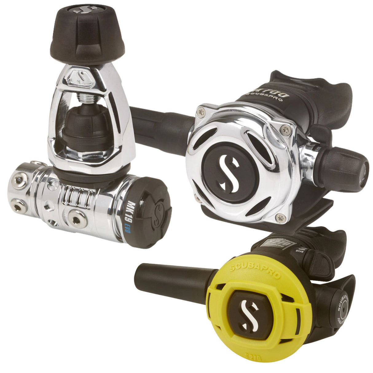 Scubapro MK19 EVO/A700 Regulator Set with S270 Octopus