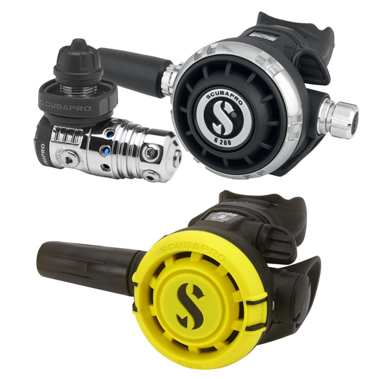 Scubapro MK25 EVO/G260 Regulator Set with R105 Octopus