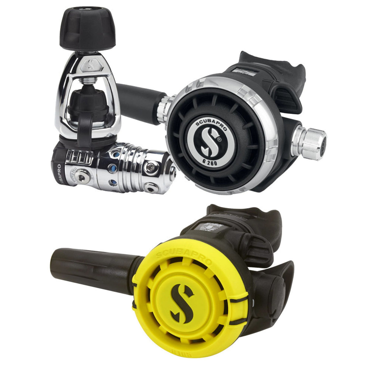 Scubapro MK25 EVO/G260 Regulator Set with R105 Octopus