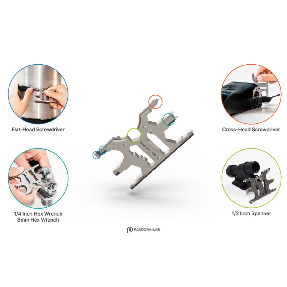 Pandora-Lab Scuba Divers Titanium Multitool 3