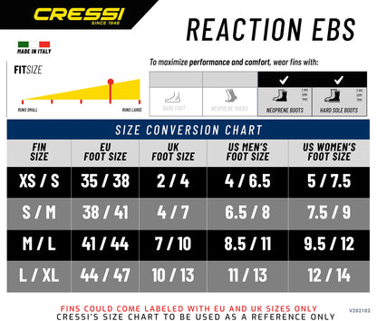 Cressi Reaction EBS Fins