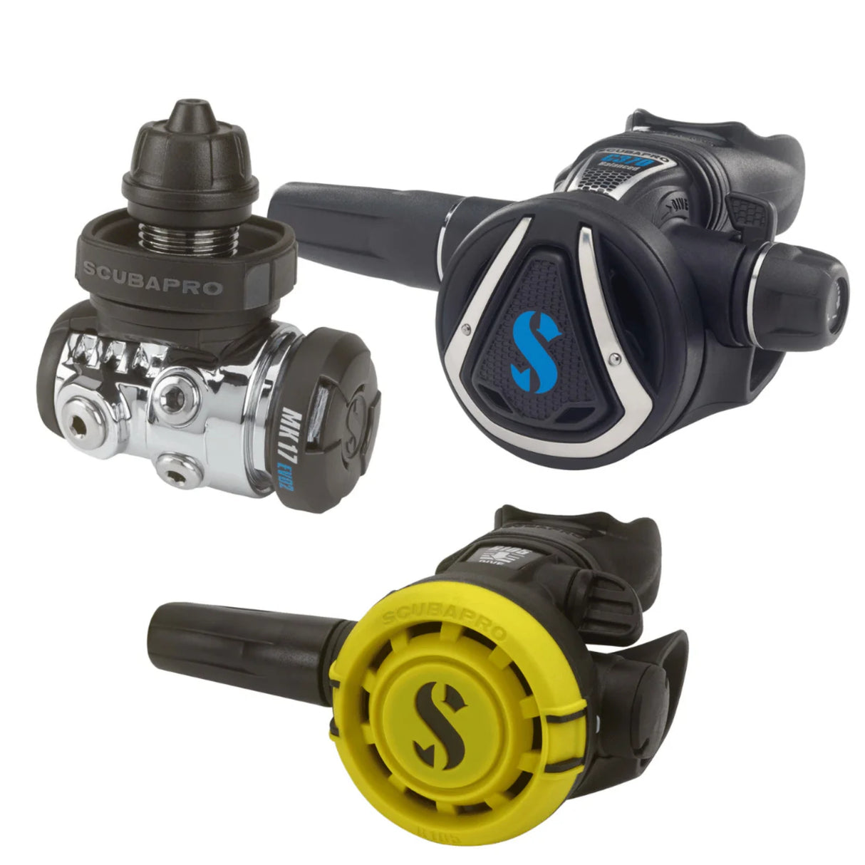 Scubapro MK17 EVO 2/C370 Regulator Set with R105 Octopus