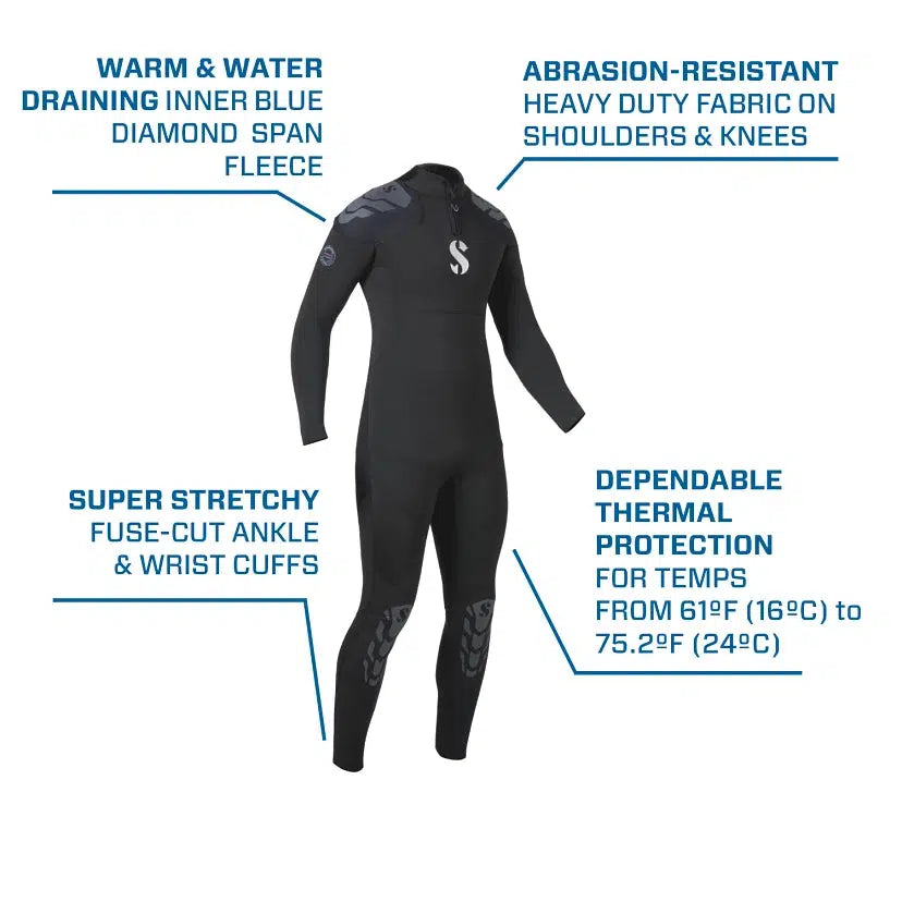 Scubapro Everflex Yulex 3/2mm Men's Wetsuit