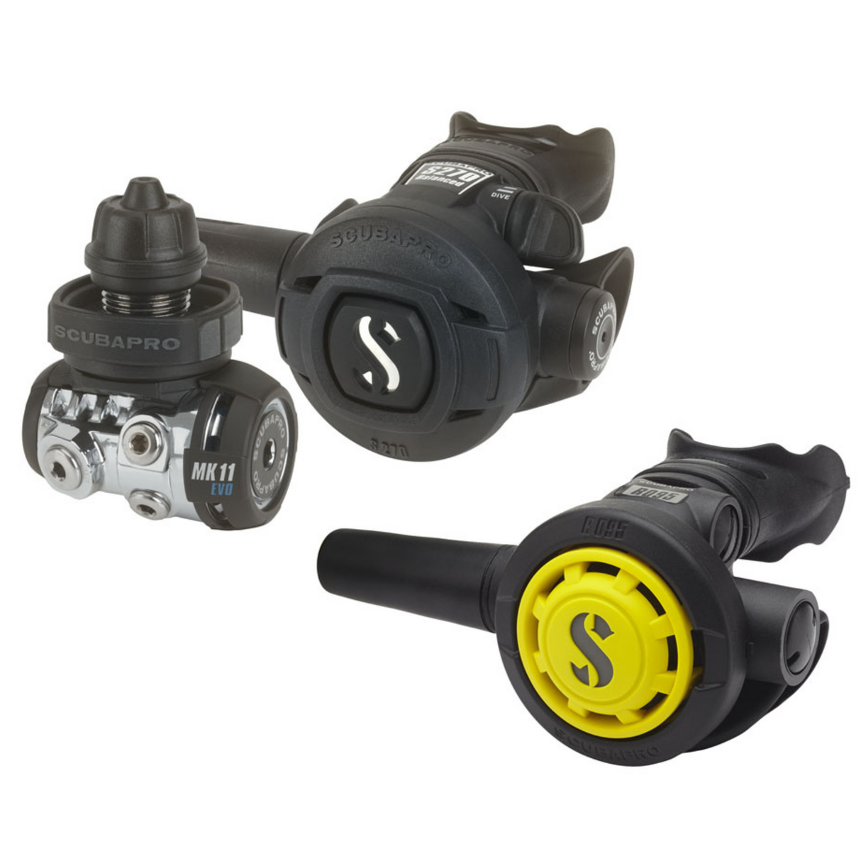 Scubapro MK11 EVO/S270 Regulator Set with R095 Octopus