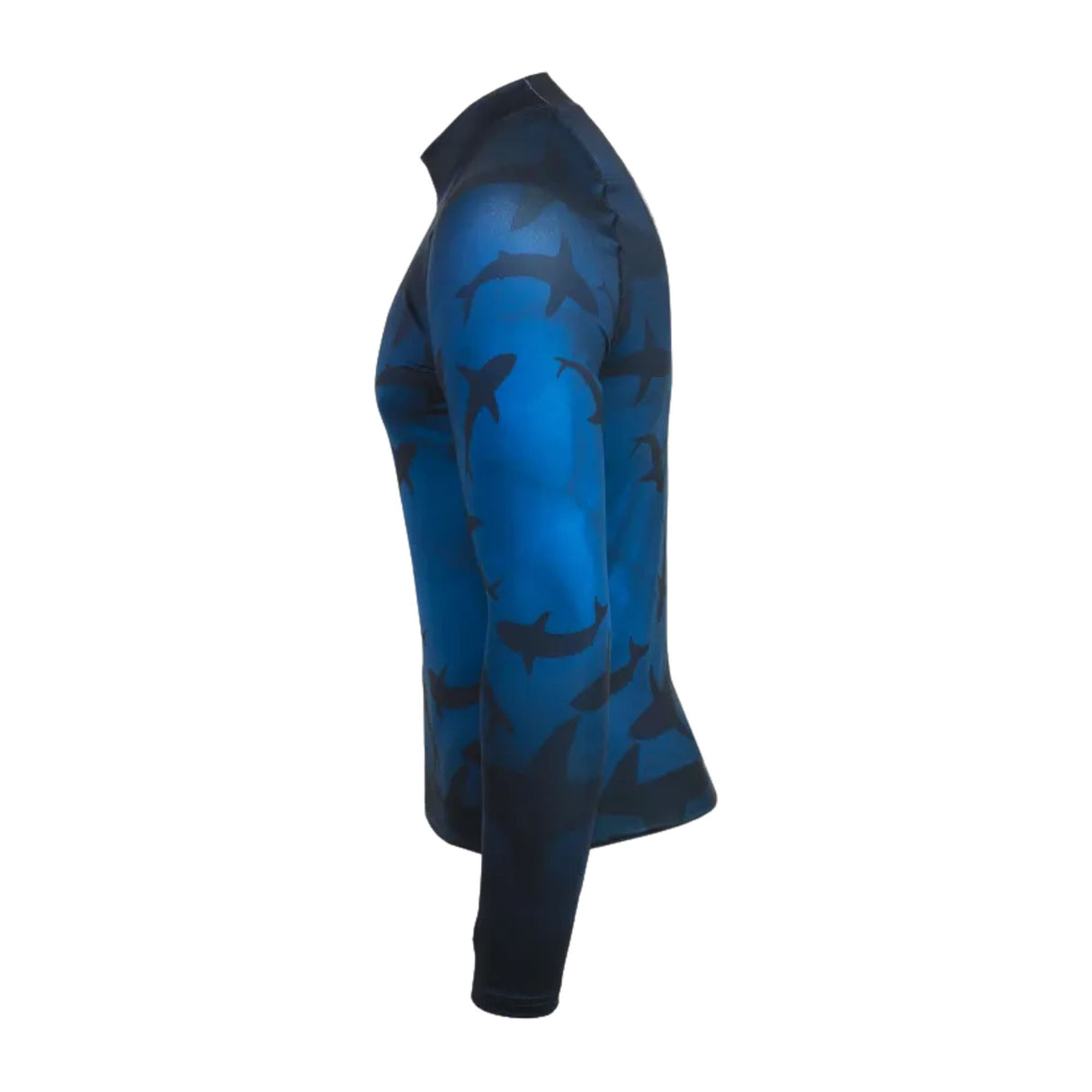 Scubapro UPF50 T-Flex Long Sleeve Men's Rash Guard - Sharks