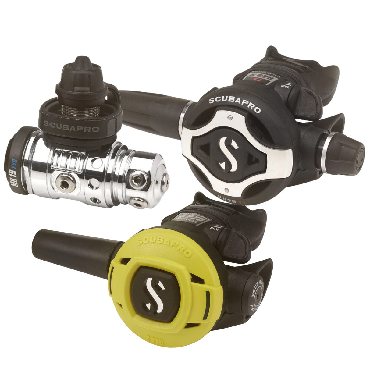 Scubapro MK19 EVO S620Ti / S270 Regulator Set 2024