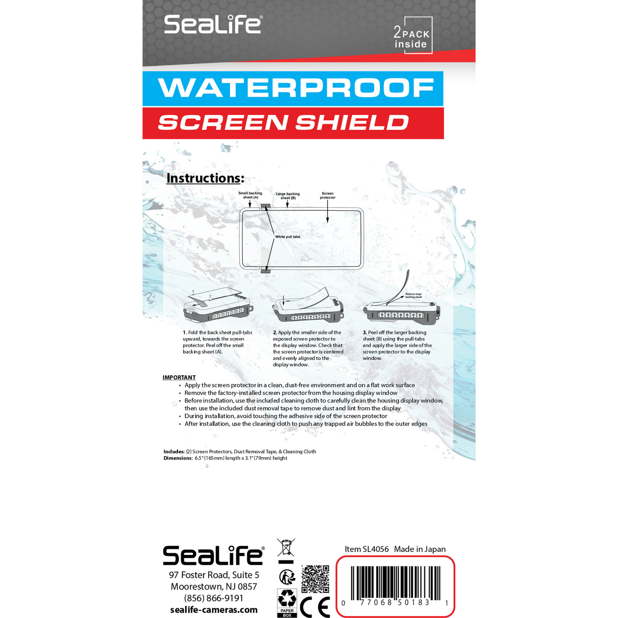 Sealife Screen Shield for SportDiver Ultra