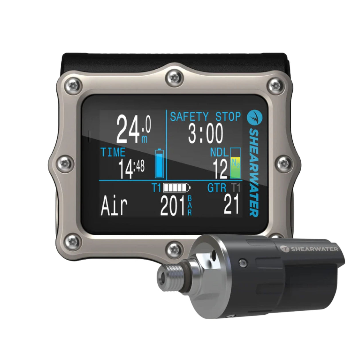 Shearwater Perdix 2 Titanium Dive Computer + Swift GPS Transmitter