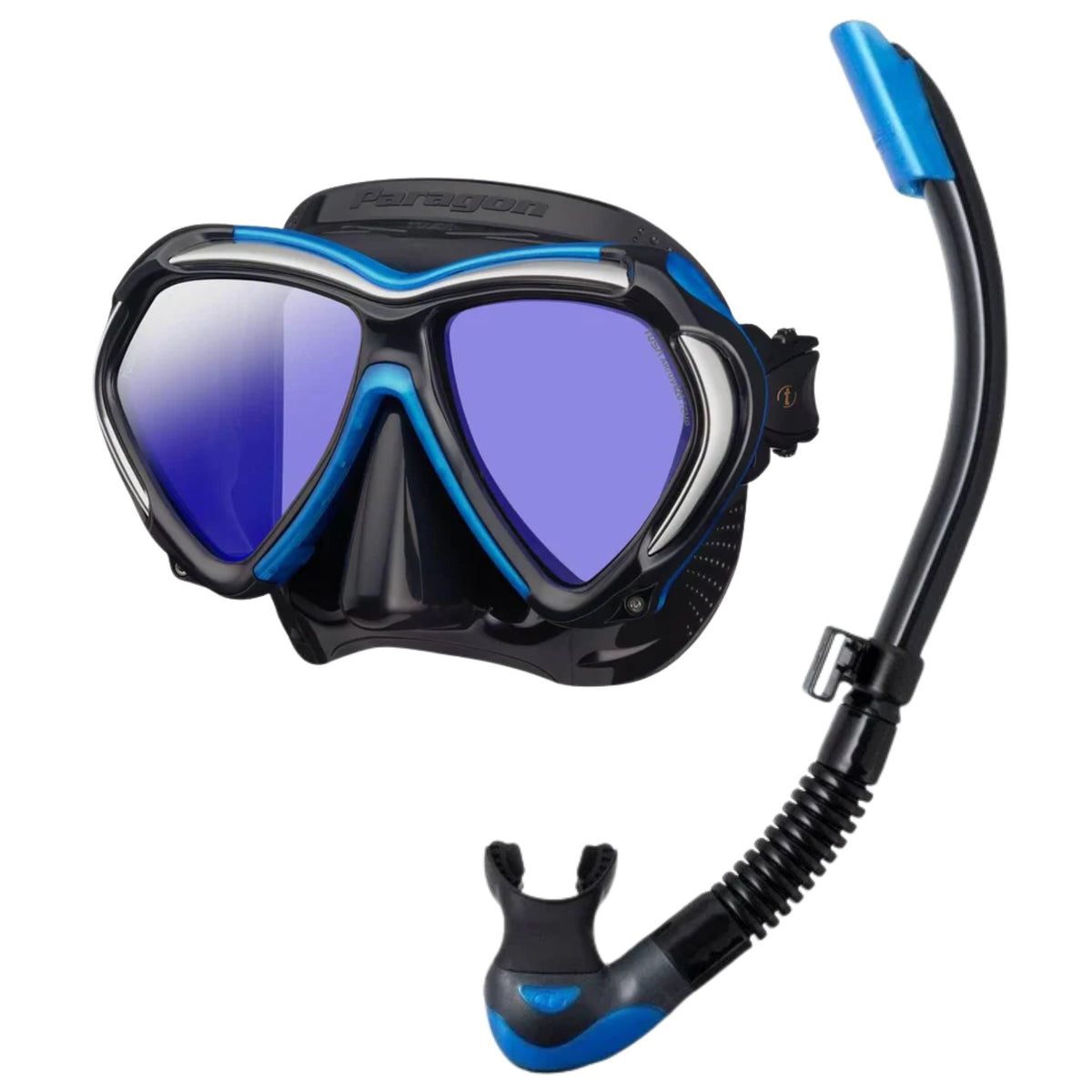TUSA Paragon Mask and Platina Hyperdry II Snorkel Set