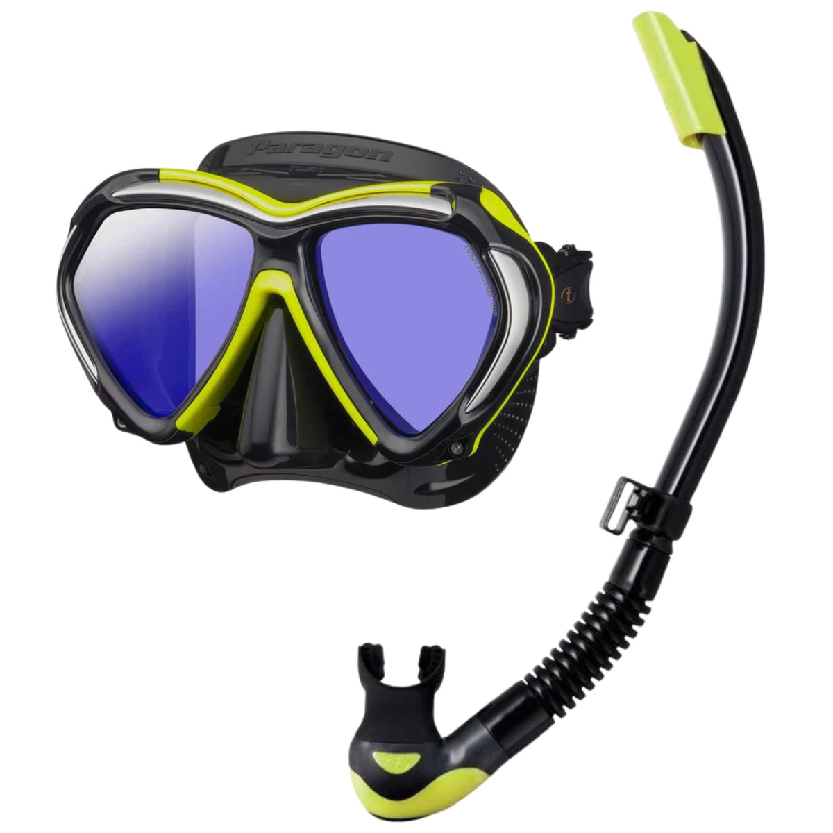 TUSA Paragon Mask and Platina Hyperdry II Snorkel Set