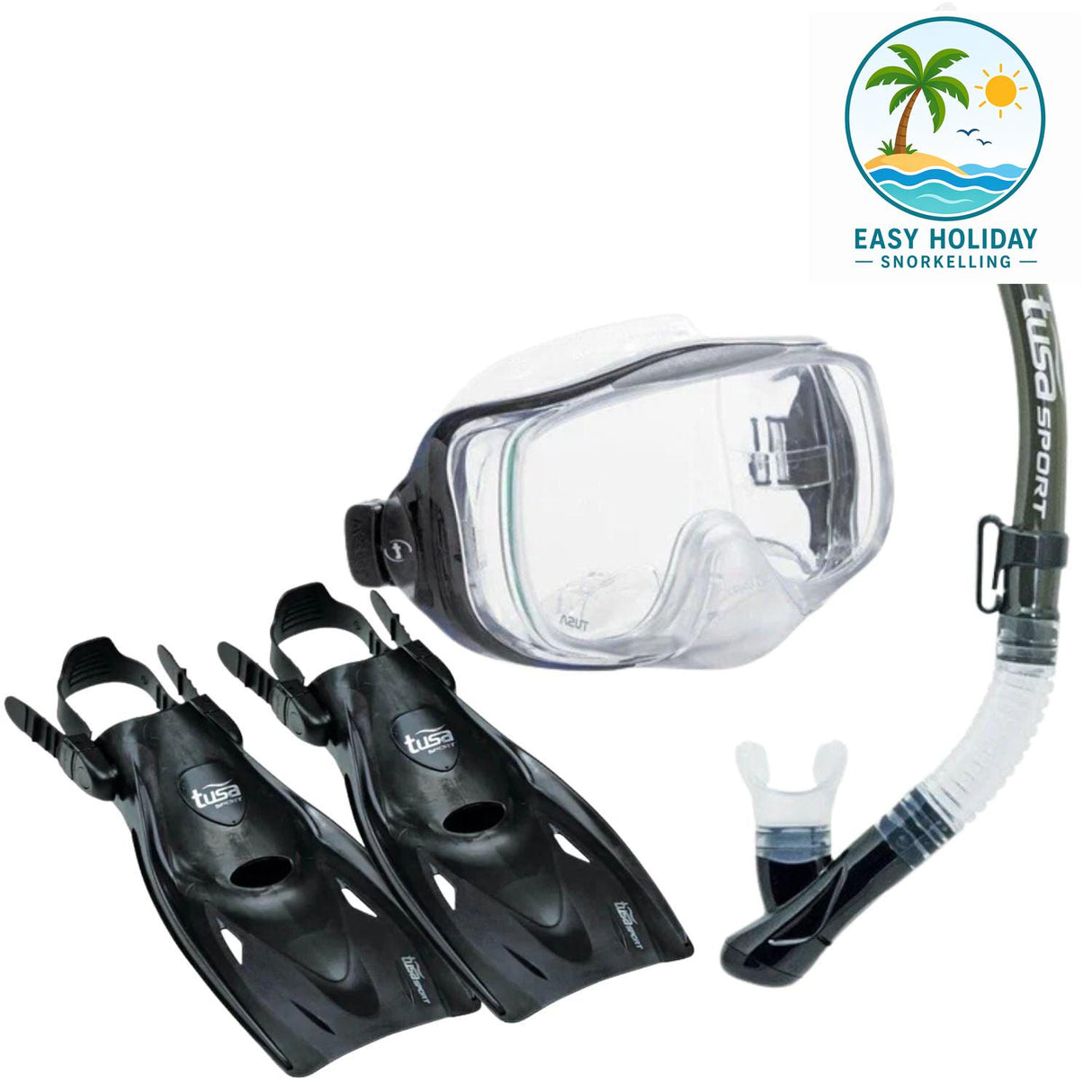Tusa Imprex Set and Snorkelling Fins Package