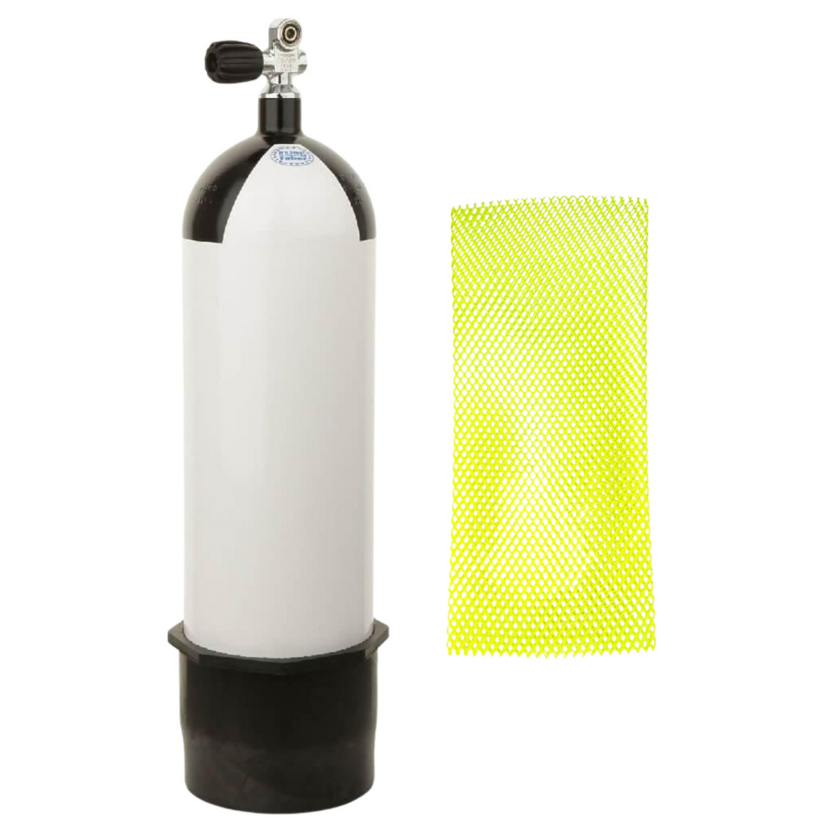 Faber 12L 232 Bar Steel Cylinder with Tank Handle & Protective Mesh Cover