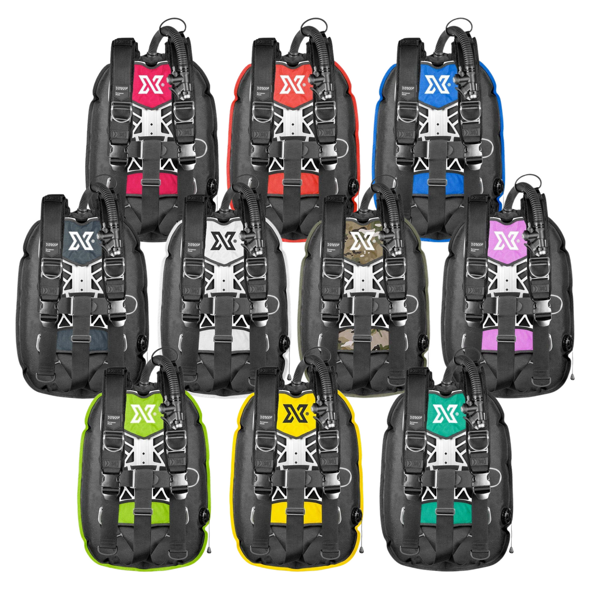 XDeep NX Ghost Deluxe Full Setup Wing System - Special Order Colours