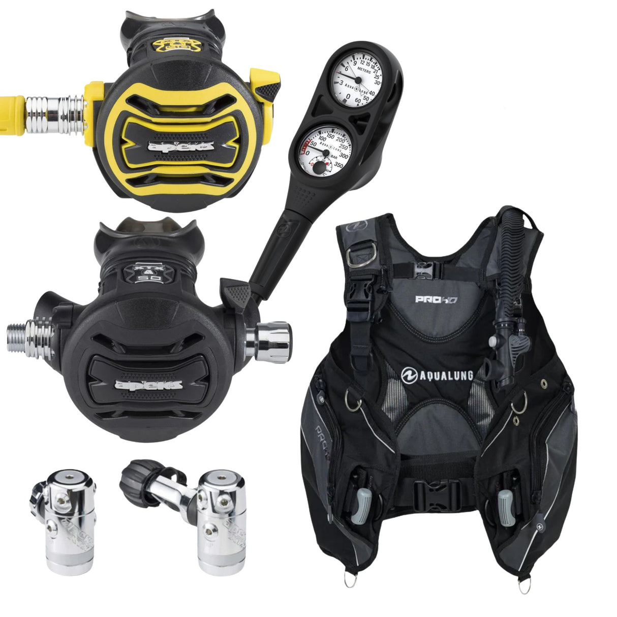 Aqualung Pro HD and Apeks XTX50 DST Diving Package