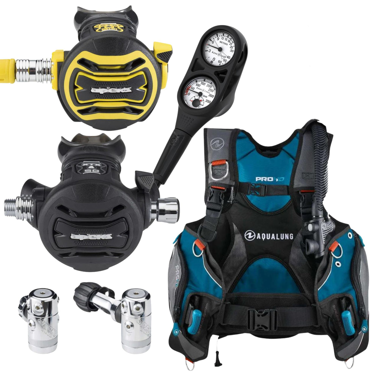 Aqualung Pro HD and Apeks XTX50 DST Diving Package
