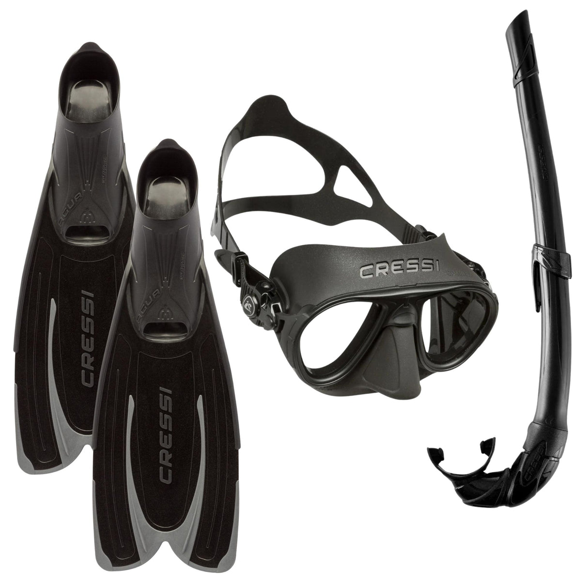 Cressi Agua Snorkel & Fin Set