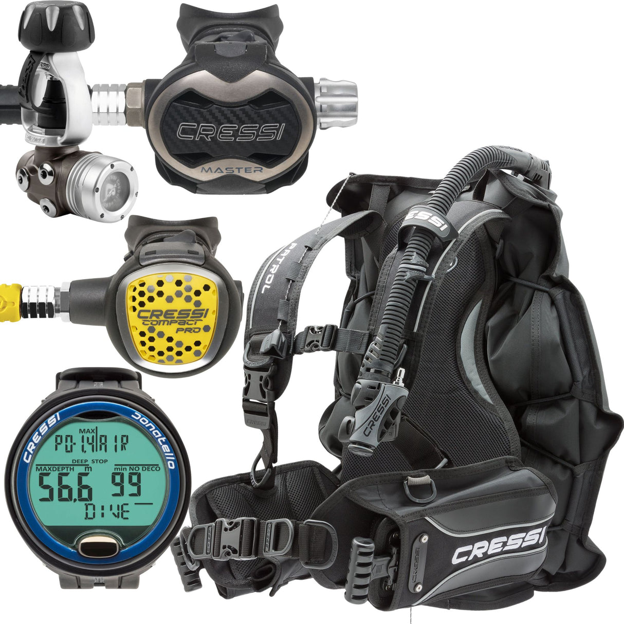 Cressi Patrol Travel Light Package