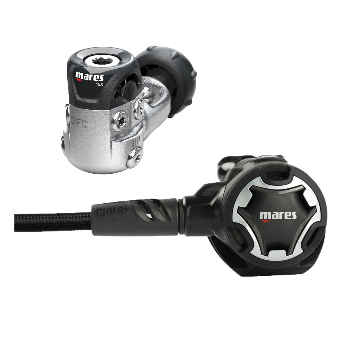 Mares Dual 15X Regulator Set with Double Console and Bag