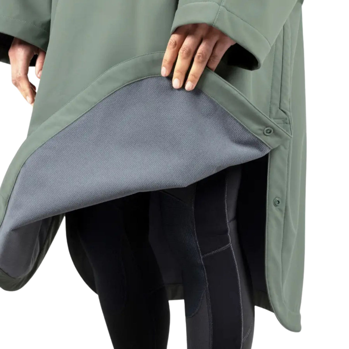 Fourth Element Storm Poncho - Sea Moss Green