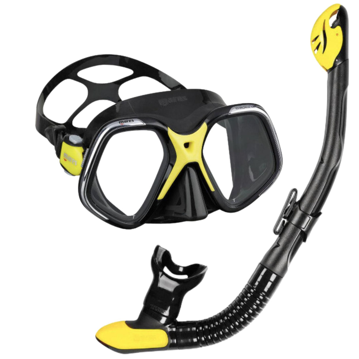 Mares Chroma Up Mask And Ergo Dry Snorkel Set
