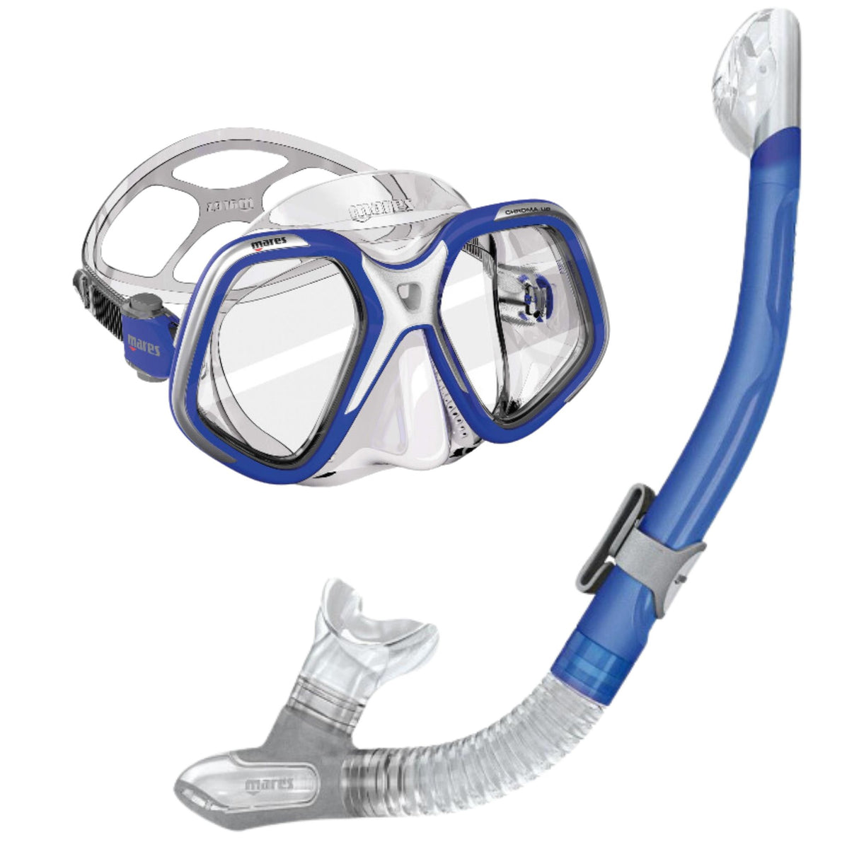 Mares Chroma Up Mask And Ergo Dry Snorkel Set