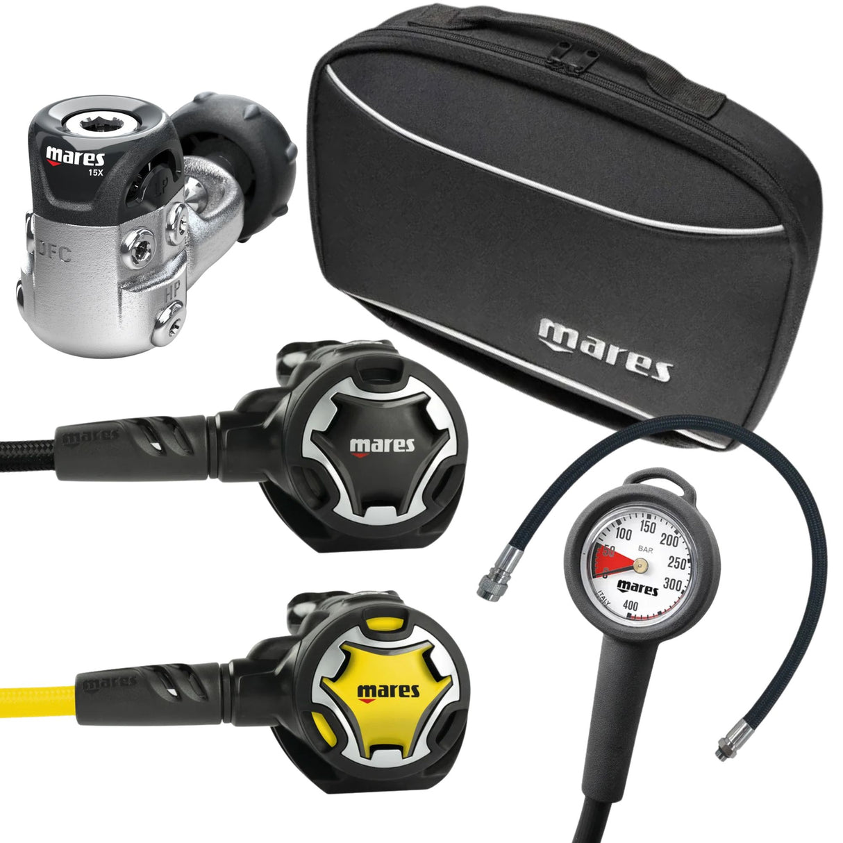 Mares Dual 15X Starter Regulator and Magellan BCD Package