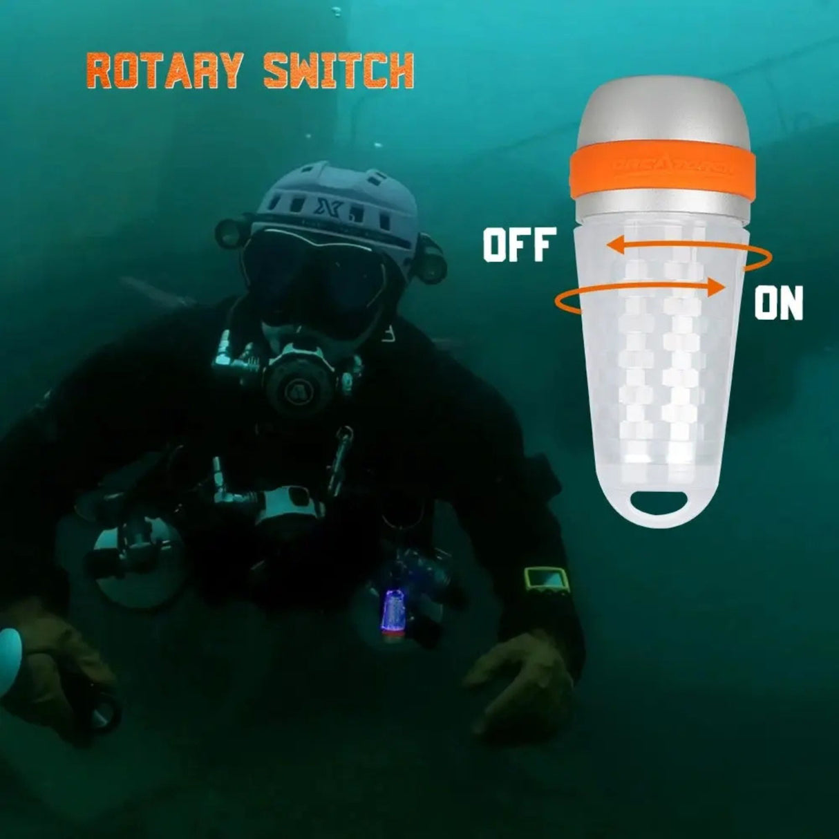 OrcaTorch Dive Beacon