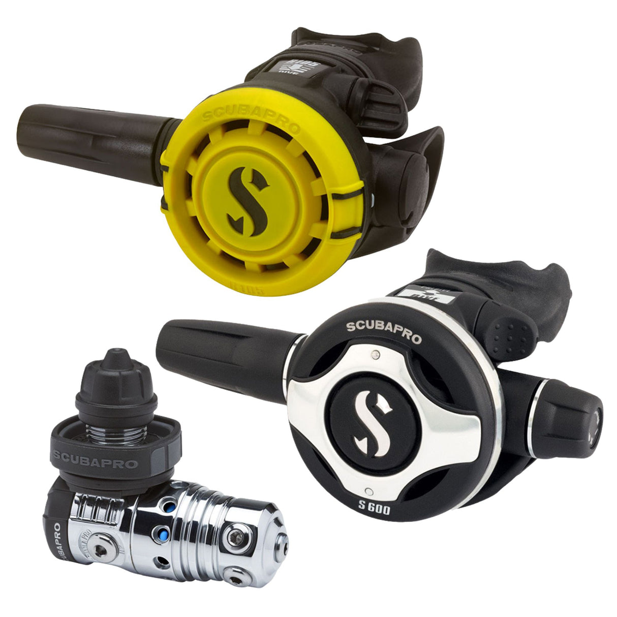 Scubapro MK25 EVO/S600 Regulator Set with R105 Octopus