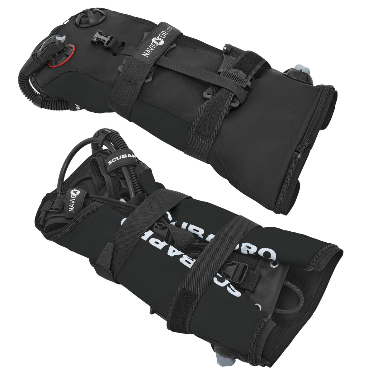 Scubapro MK11 C370 / R095 / Compact Gauge and Navigator Lite BCD Lightweight Travel Package