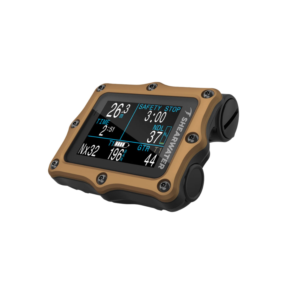 Shearwater Perdix 2 Ti Bronze Journeys Dive Computer