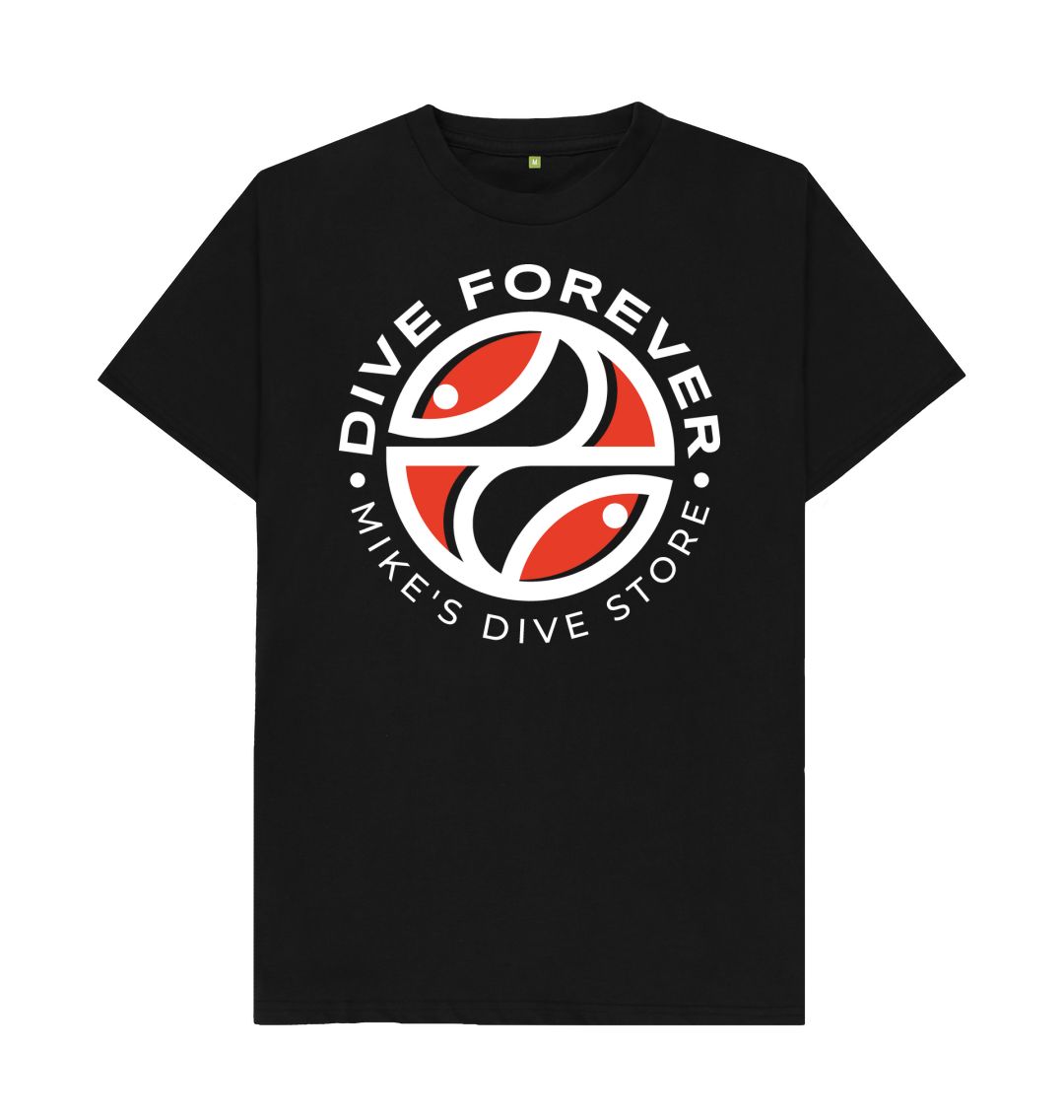 Dive Forever T-Shirt Red Logo With White Outline