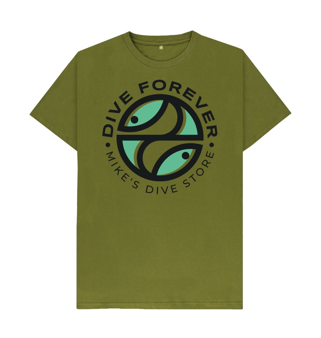 Dive Forever T-Shirt with Green Logo