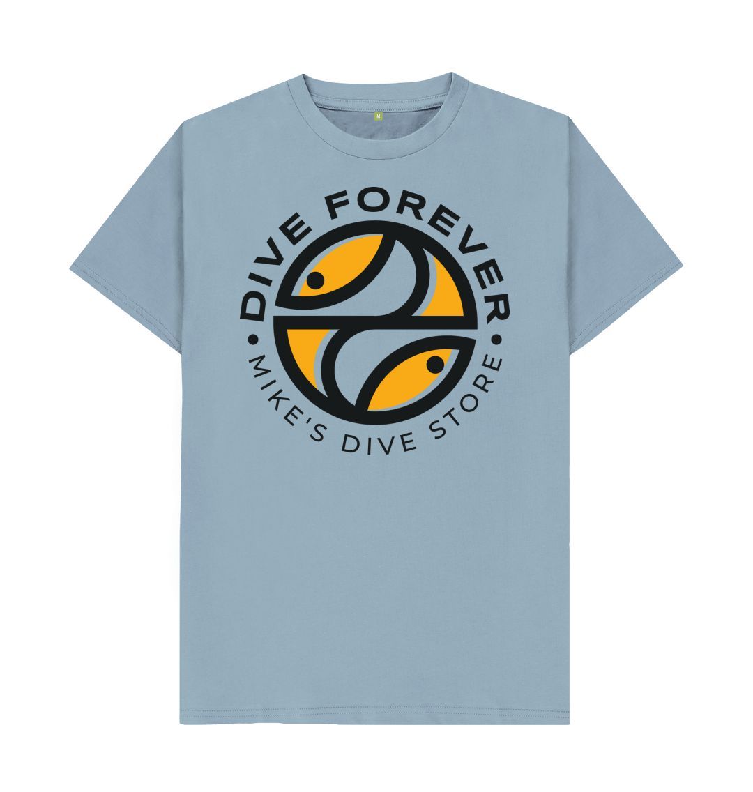 Dive Forever T-Shirt With Orange Logo