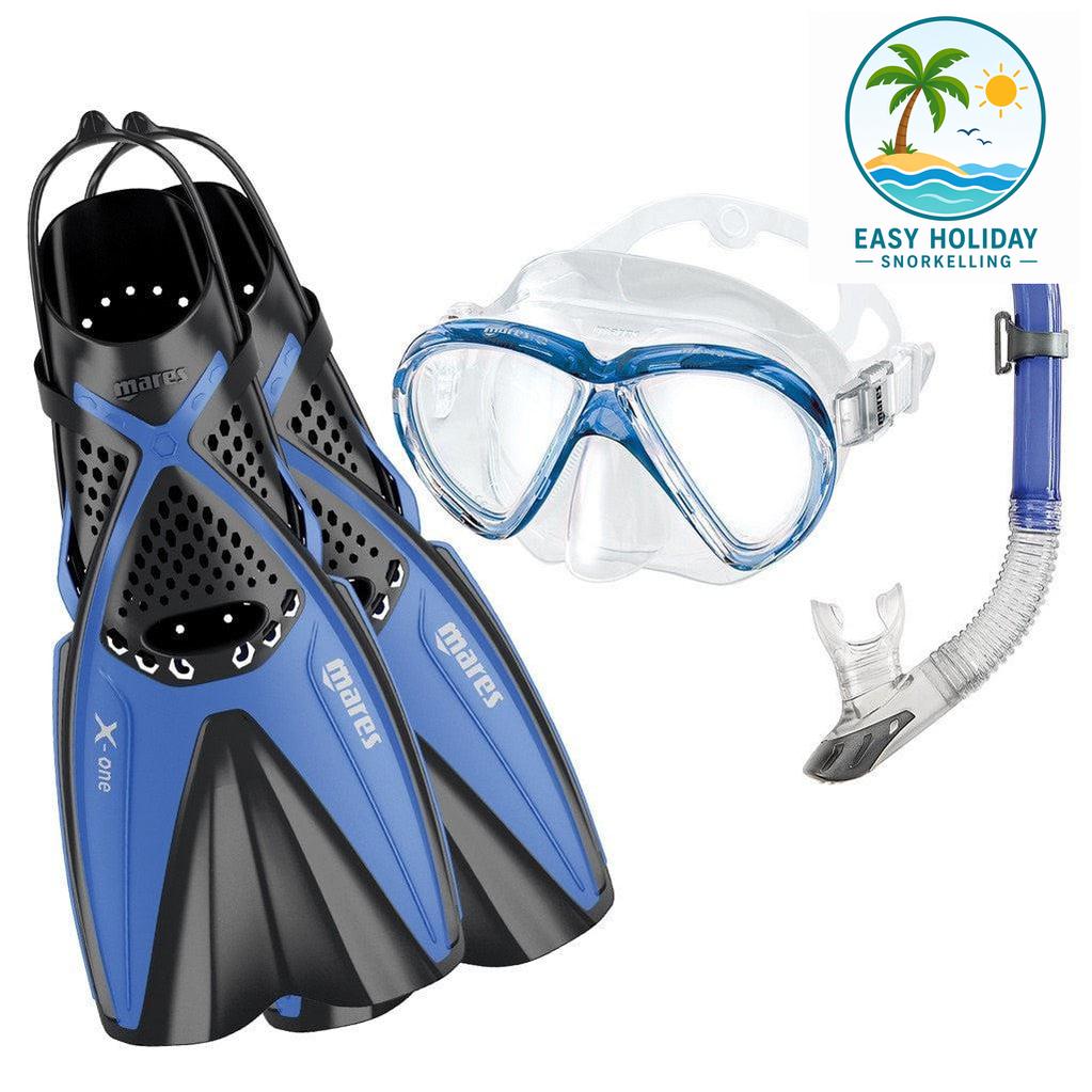 Mares X-One Marea Mask, Snorkel and Fin Set