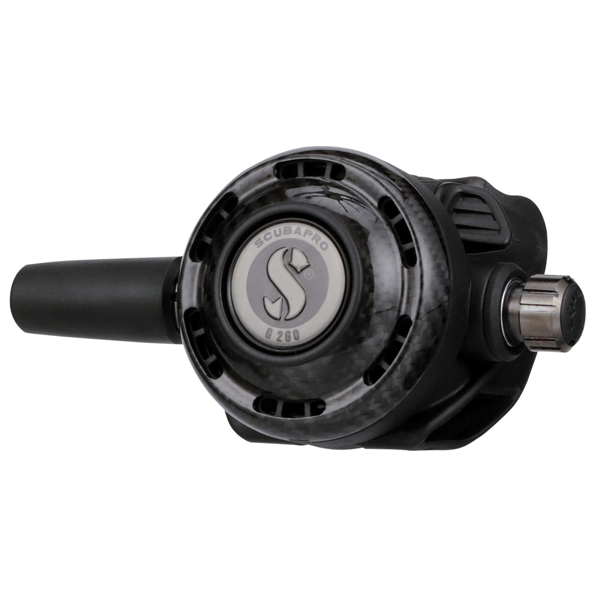 Scubapro MK19 EVO/G260 Carbon Black Tech Regulator Set with R105 Octopus and Twin Console