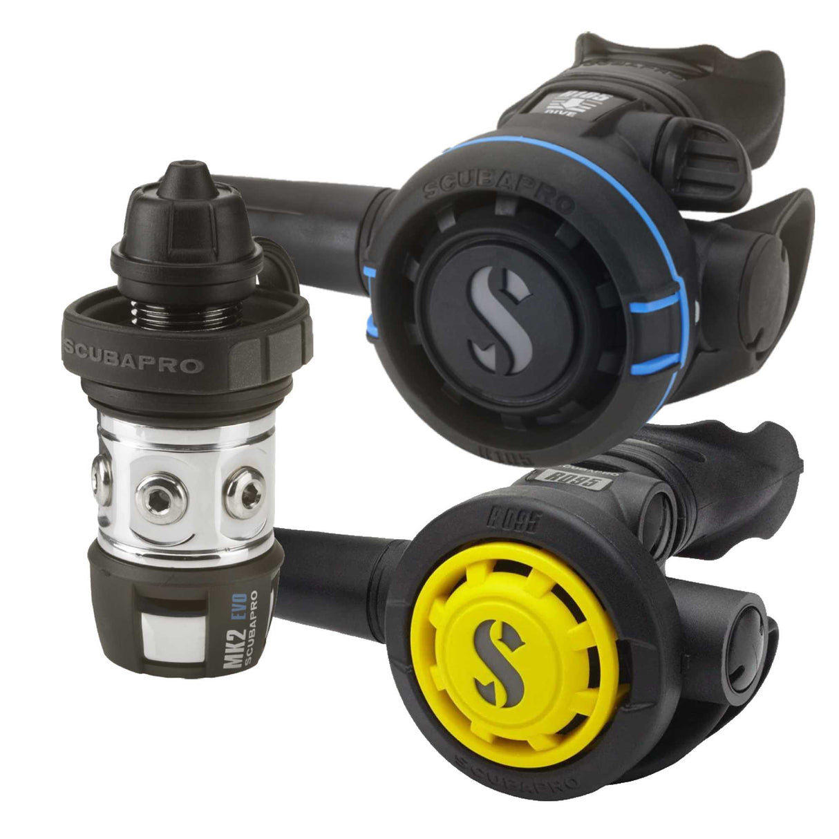 Scubapro MK2 EVO/R105 Regulator Set with R095 Octopus