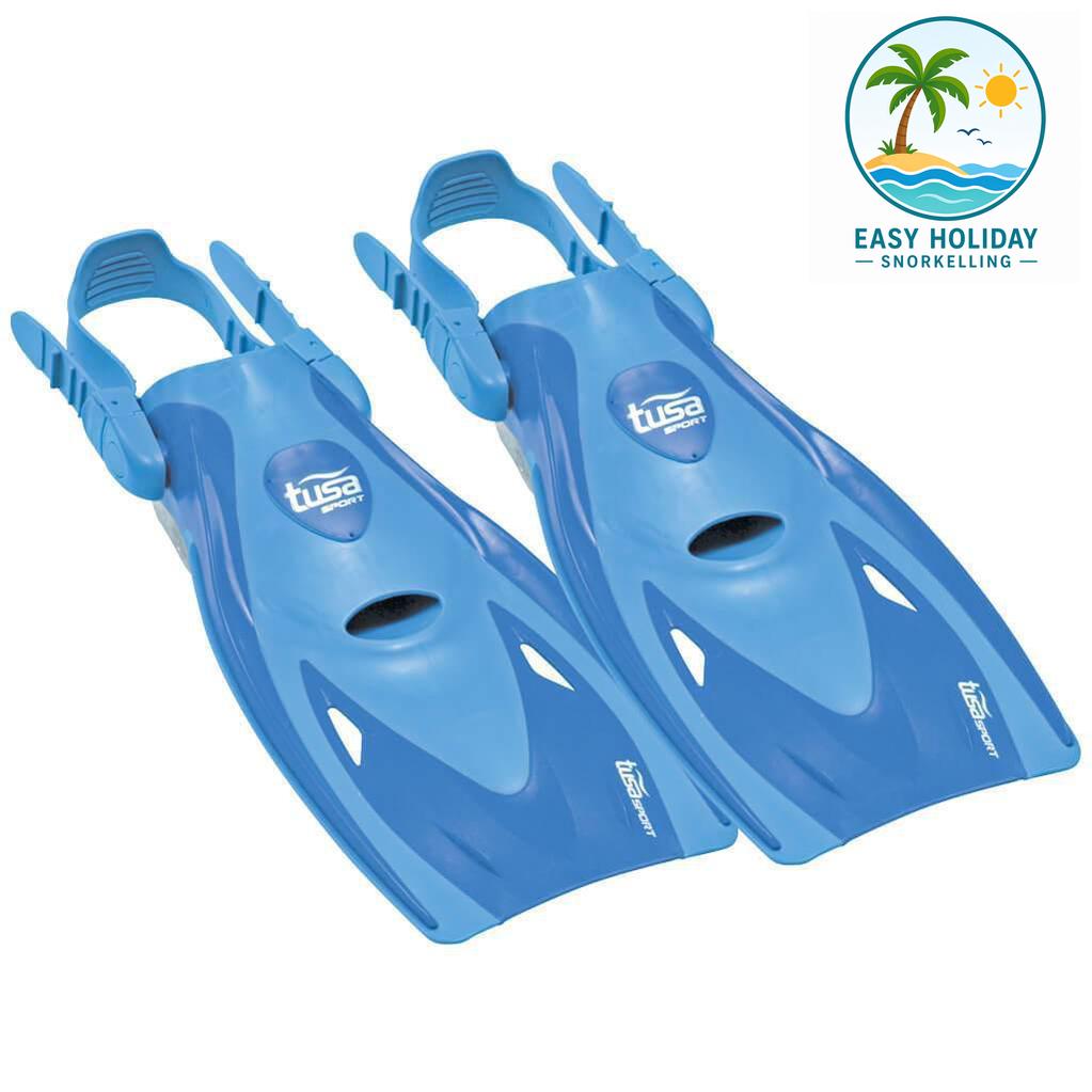 TUSA Mini Kleio Kids Snorkelling Set with Long Fins